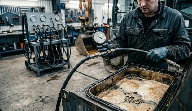 Почему пенится масло в гидробаке и как быстро устранить проблему