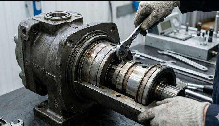 Ремонт гидромотора Komatsu