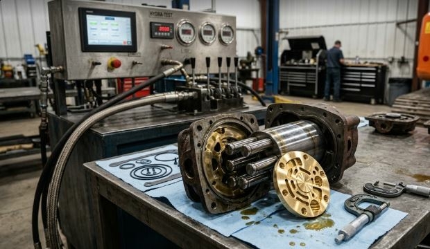 Восстановление основного гидронасоса гусеничных экскаваторов Hitachi