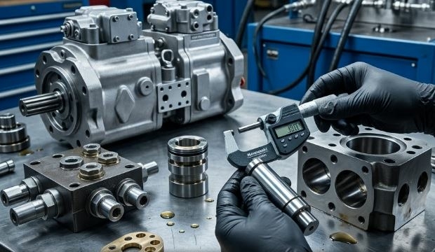 Ремонт и регулировка гидронасосов экскаваторов Doosan и Hyundai
