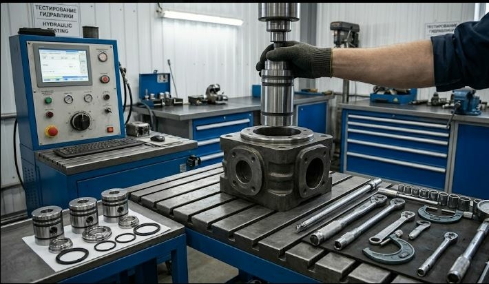 Ремонт гидромотора Volvo CE